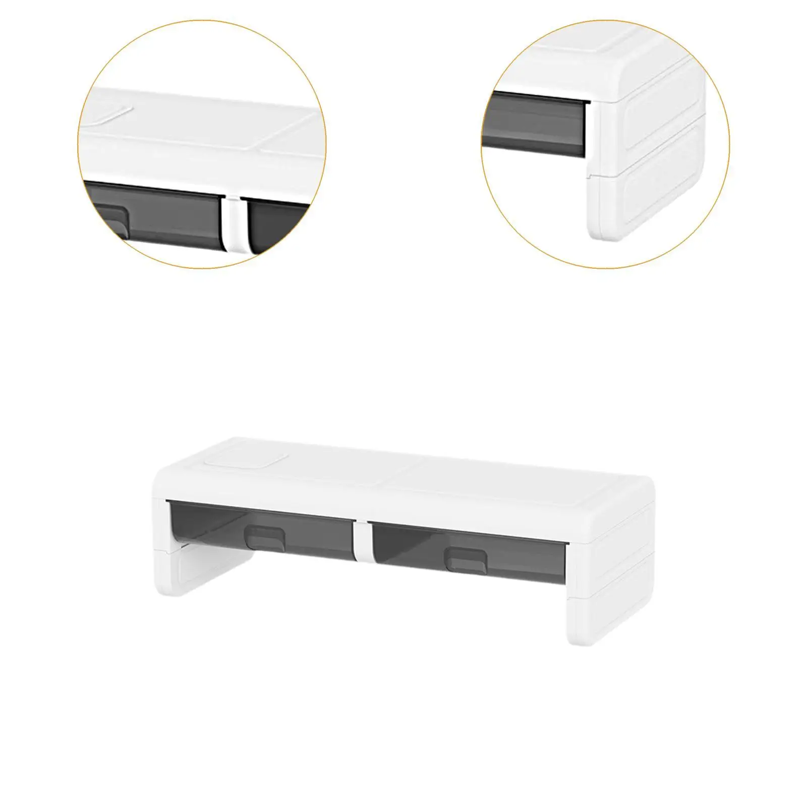 Computer Monitor Holder Sundries Storage Stand for Home Use Office Notebook