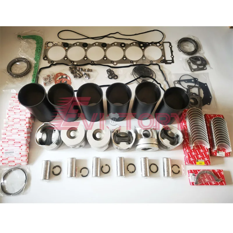 

For Isuzu FVR Euro III Truck engine rebuild kit 6HK1 6HK1-TC 6HK1T piston cylinder liner piston ring+gasket kit bearing