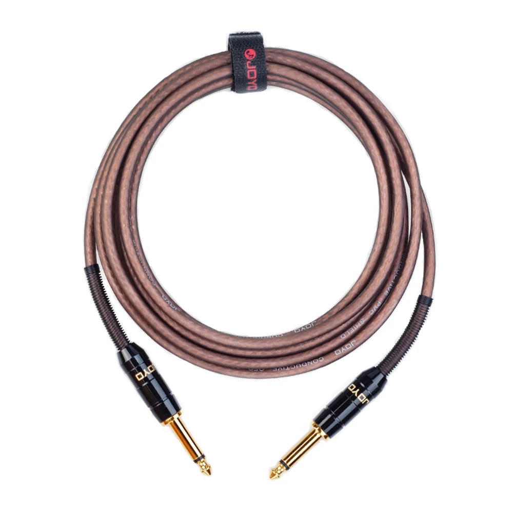 JOYO CM-21/22 6m Gitaar Audio Kabel 6.35mm Plug Anti-geluid Audio Draad Koord Elektrische Gitaar bas Kabels Muziekinstrument Onderdelen