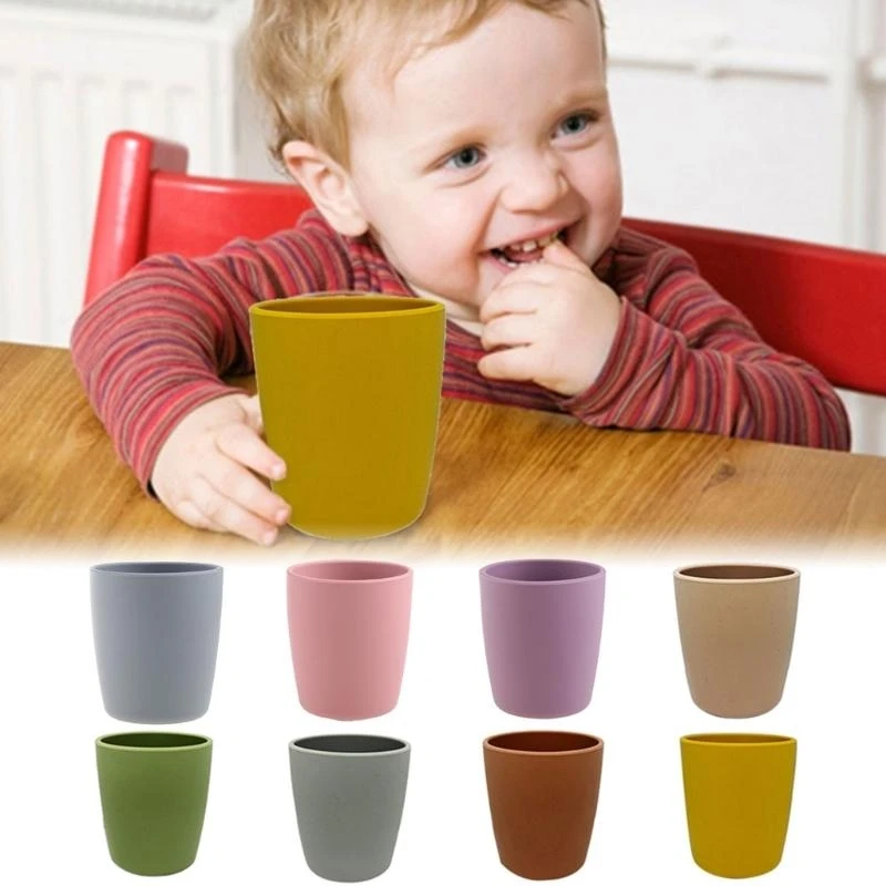

J15U Новорожденный Обучение Питьевой Малыш Силиконовая Чашка Детская Тренировка Силиконовая Кружка Для Воды