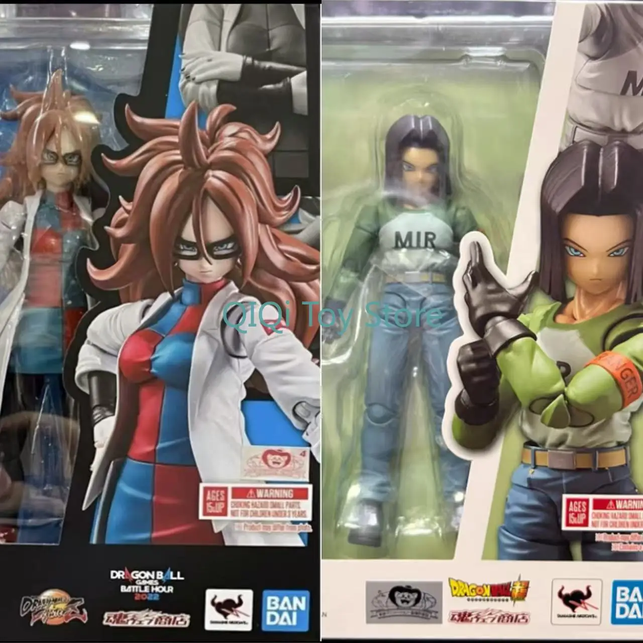 

In Stock Bandai Shf Soul Limited Super Universe Survival Chapter Artificial Man No. 17 No.21 Moveable