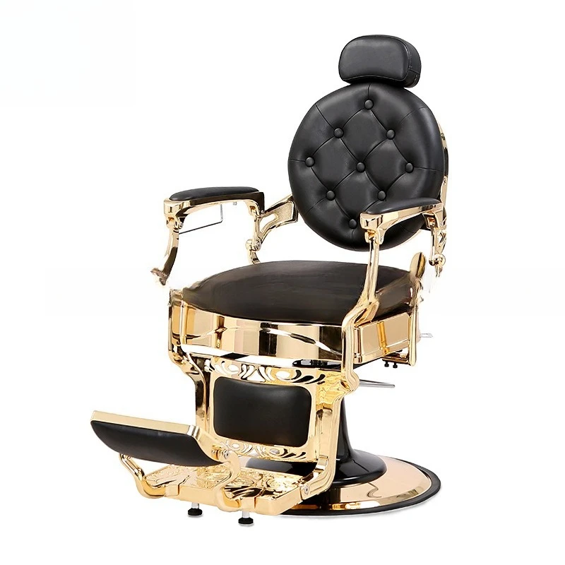 Hairdressing chair, heavy duty multi-purpose hydraulic reclining chair, retro hairdressing chair