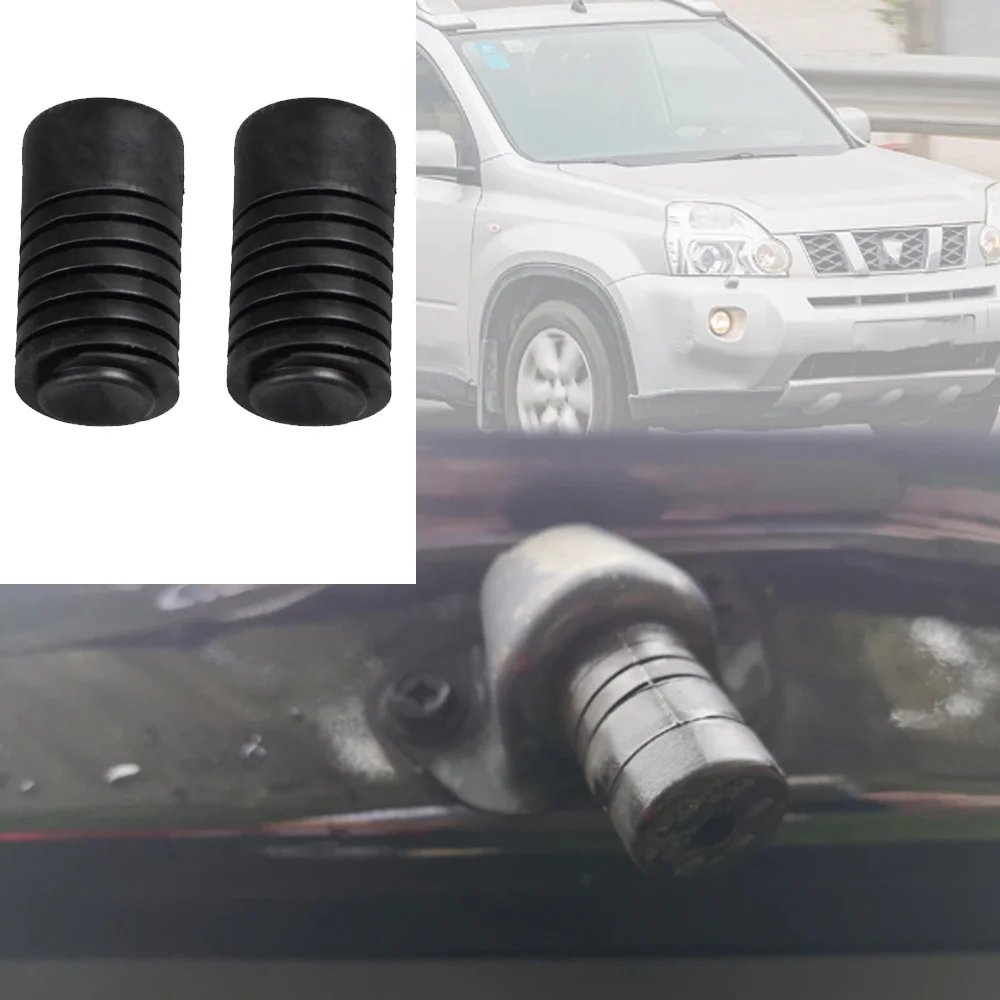 2X Car Bonnet Grommet Mount Sleeve Hood Cushion Insulator Buffer For Nissan X-Trail T31 T32 2007 2008 2009 2010 - 2021 Rogue