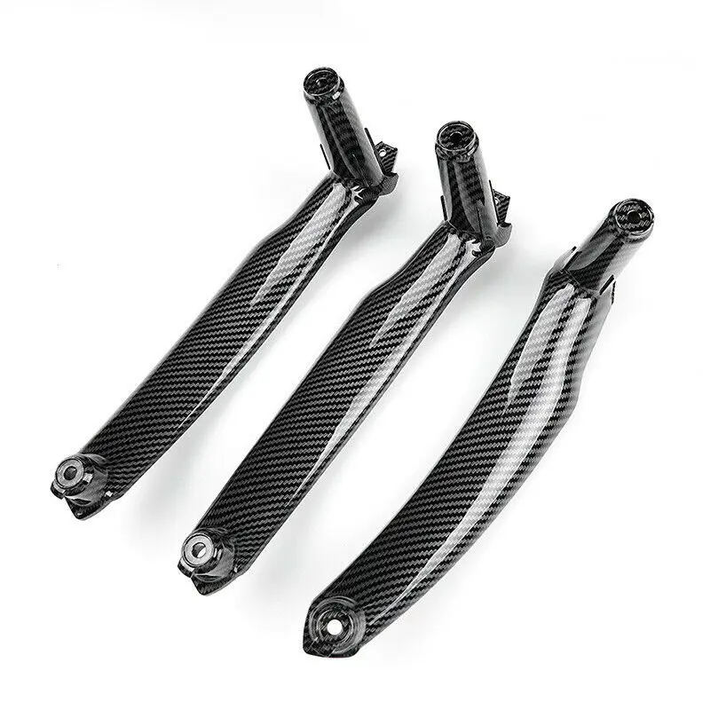 

Автомобильная внутренняя дверная ручка из углеродного волокна, отделка для BMW X5 X6 E70 E71