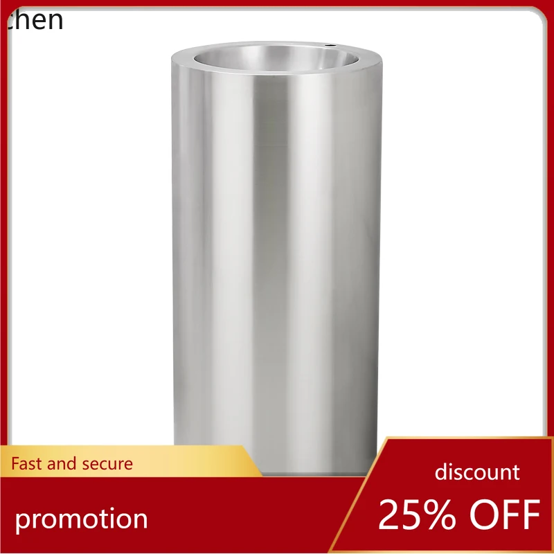 

ZML stainless steel hand basin integrated column hand basin balcony creative washbasin household