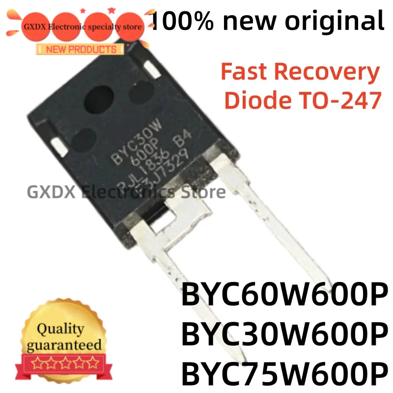 5-10pcs 100% new original BYC75W-600P BYC75W600P BYC60W BYC30W BYC75W BYC60W600P BYC60W-600P BYC30W-600P BYC30W600P TO-247-2