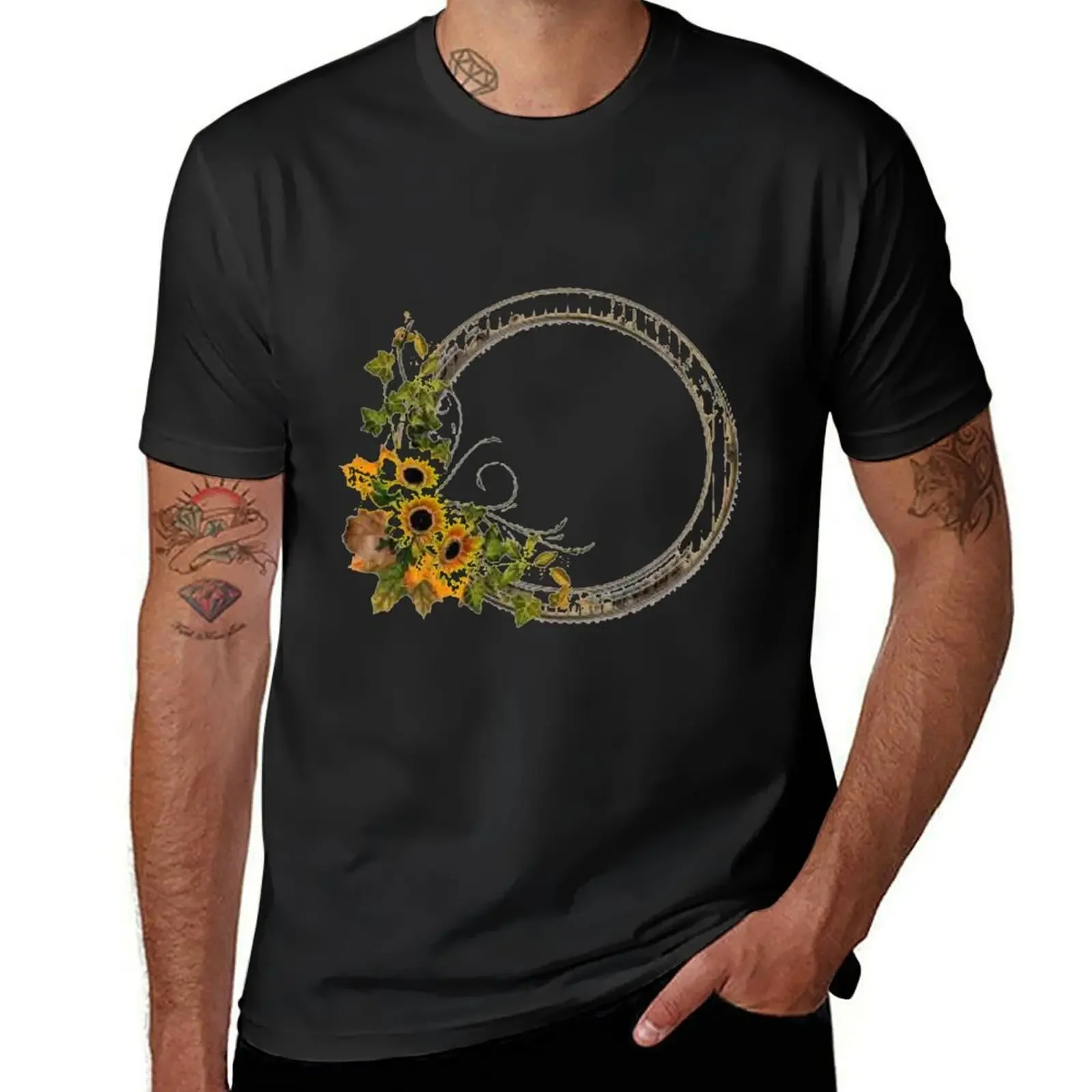 sunflower T-Shirt graphics new edition shirts graphic blanks T-shirts for men cotton