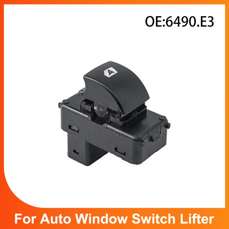 6490.E3 Window Switch Button Passenger Side For Citroen C4 Berlingo Peugeot Partner 6490E3