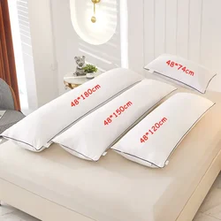 1pc White Pillow Core Home Bed Long Pillows подушки Washable Pillow Skin-friendly Neck Cushion almohadas para dormir