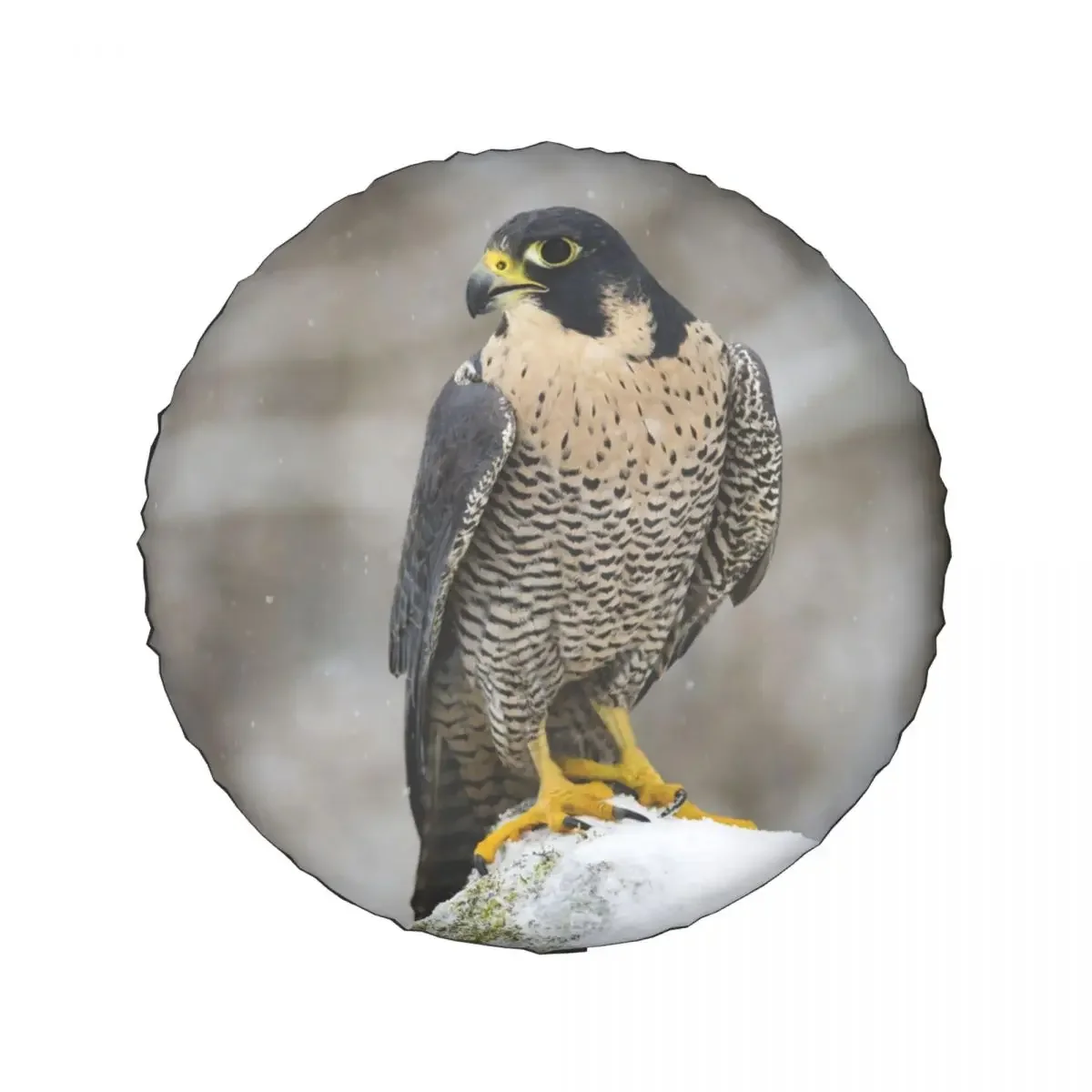 Peregrine Falcon Animal Spare Tire Cover for  Prado  RV SUV 4WD 4x4 Car Wheel Protector Covers 14