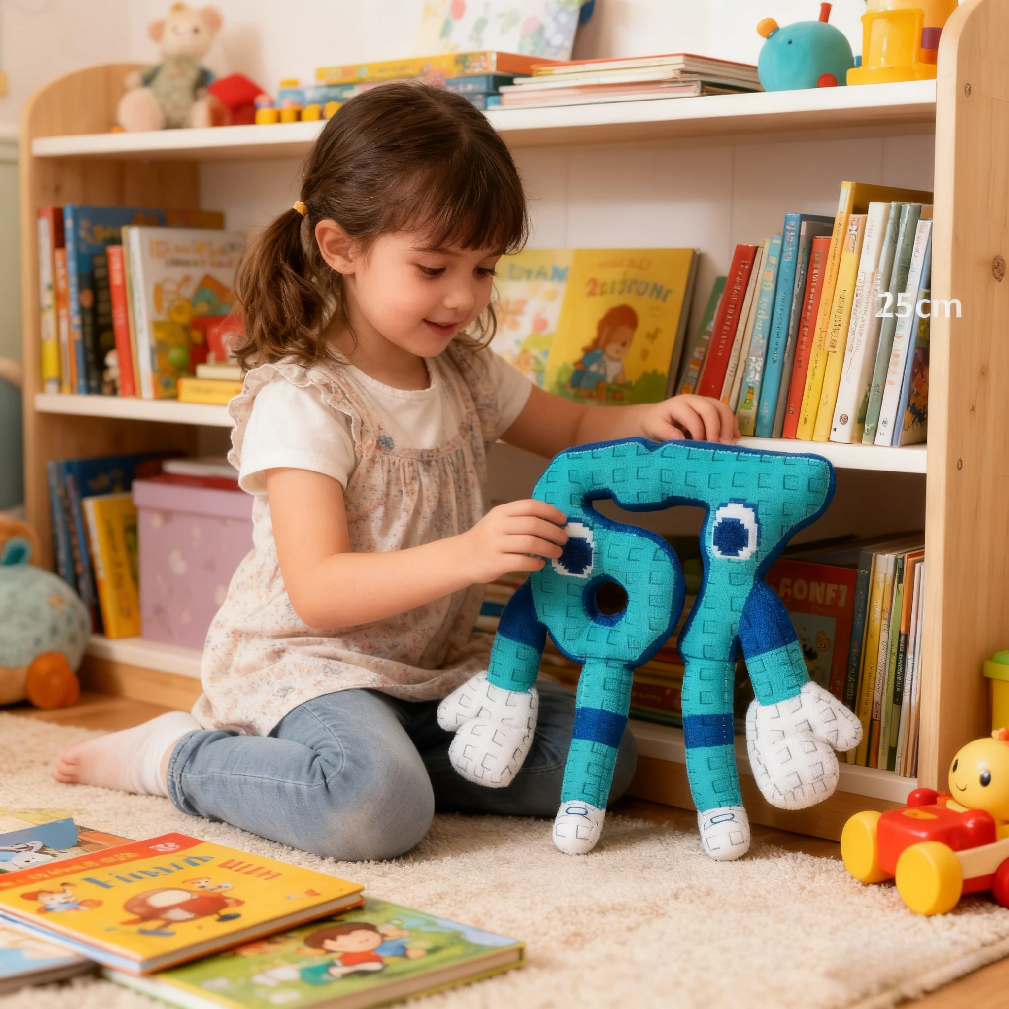 Ruba un Brainrot Jandel Blue No.67 Brainrot en peluche - Cadeaux de poupée en peluche uniques pour les fans, qualité supérieure à collectionner