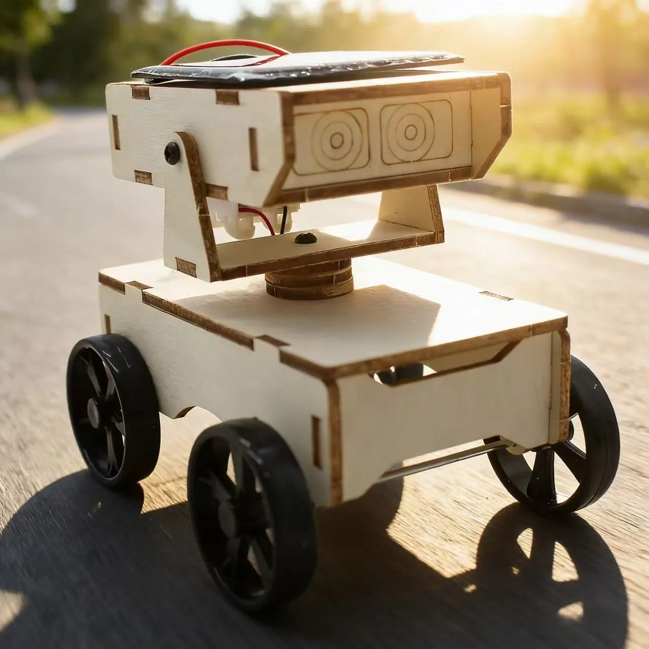 DIY Solar-Powered Robot Models, Educational Toys, Science and Technology Experiment Toys, Solar-Powered Robot Children's Gifts