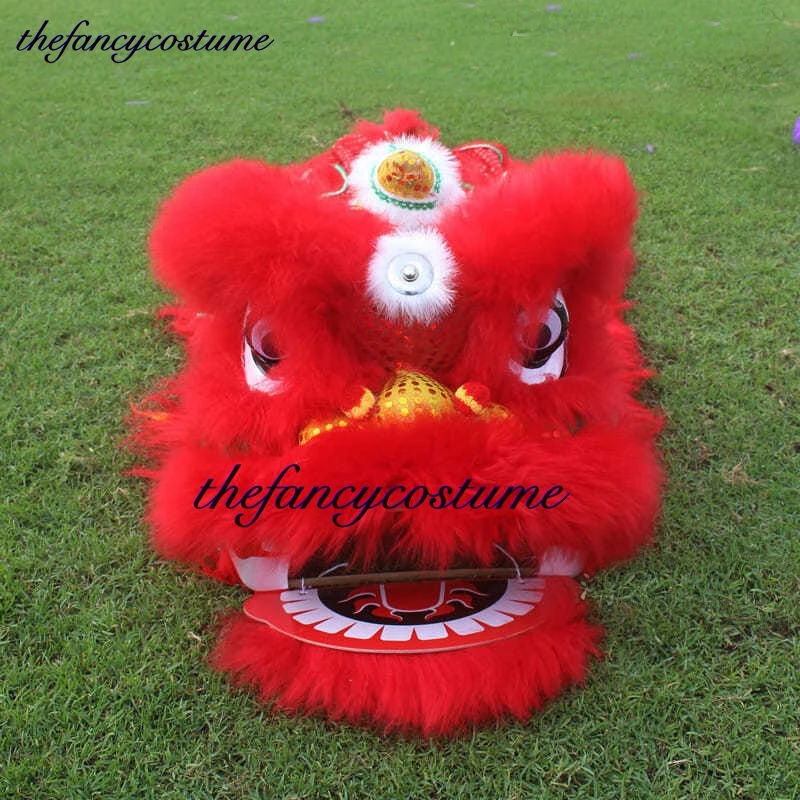 2-5 lat 12-calowy kostium maskotka Royal Lion Dance Kid Children Cartoon Game New Year Prop Outfit Dress Party Carnival Festival