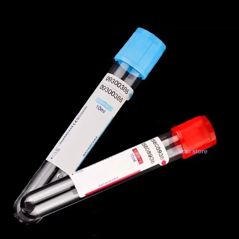 مختبر فراغ أنبوب إعداد الانفصال أنبوب PRF CGF استخراج أنبوب الطرد المركزي PRP أنابيب اختبار السترات الصوديوم 10 مللي ، معقمة