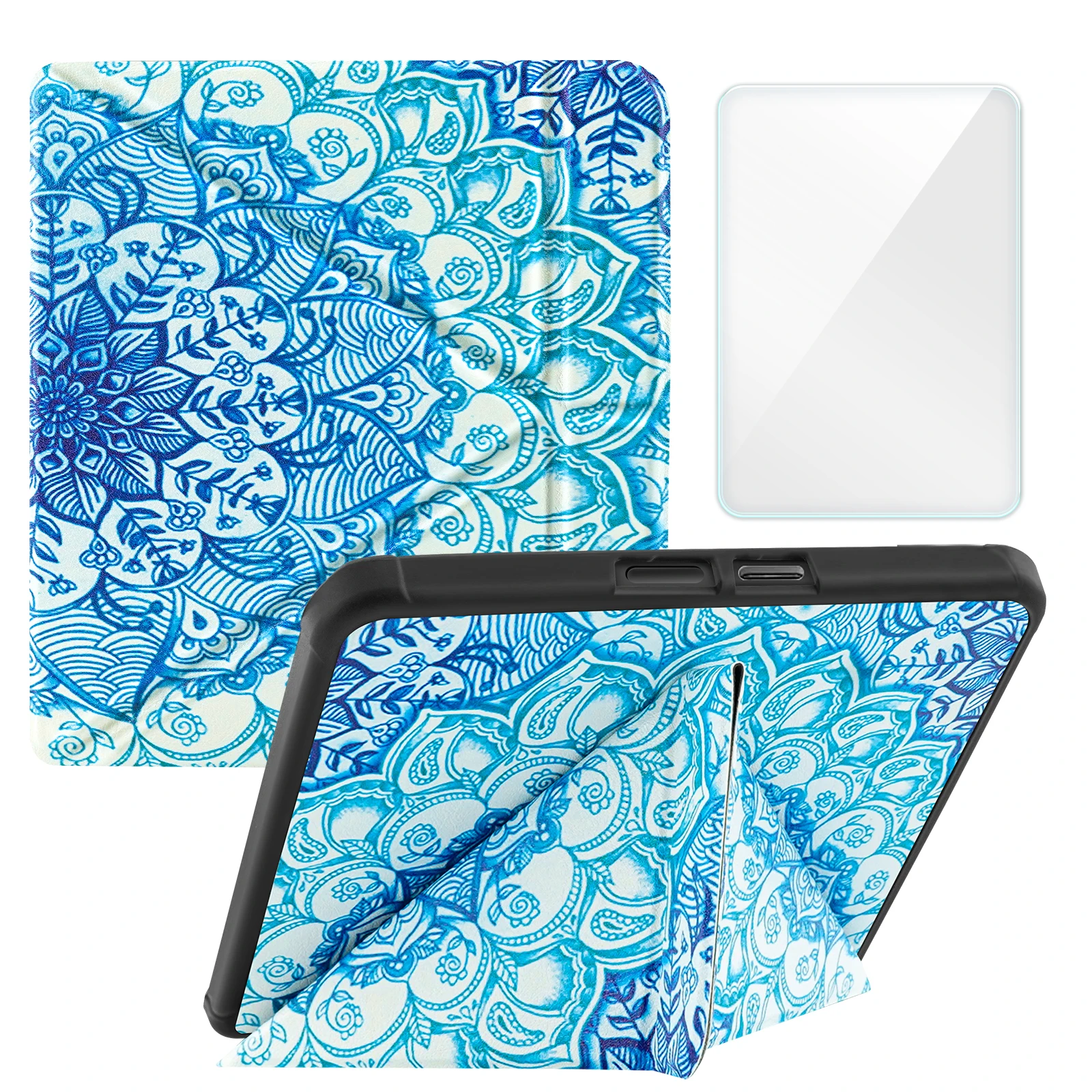 

Case for 8 Inch Kobo Sage Ereader (Model N777 N778K), Includes a Screen Protector - 8" Premium PU Leather Cover with Auto Sleep