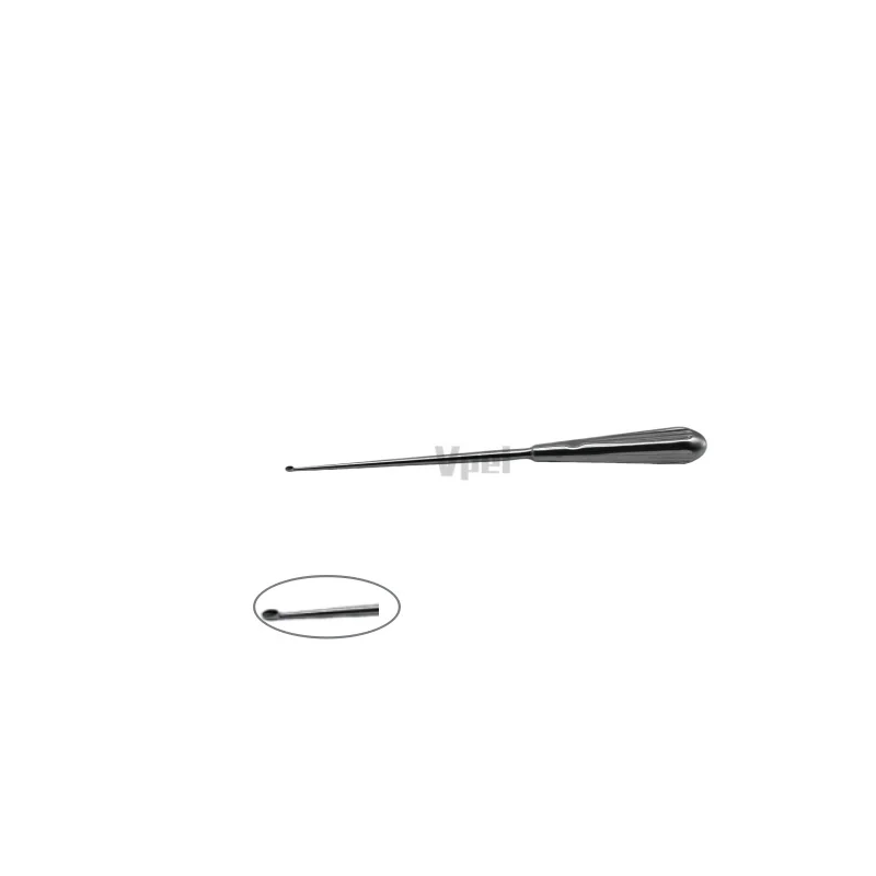 Łyżka skrobakowa z grubym uchwytem, sprzęt medyczny