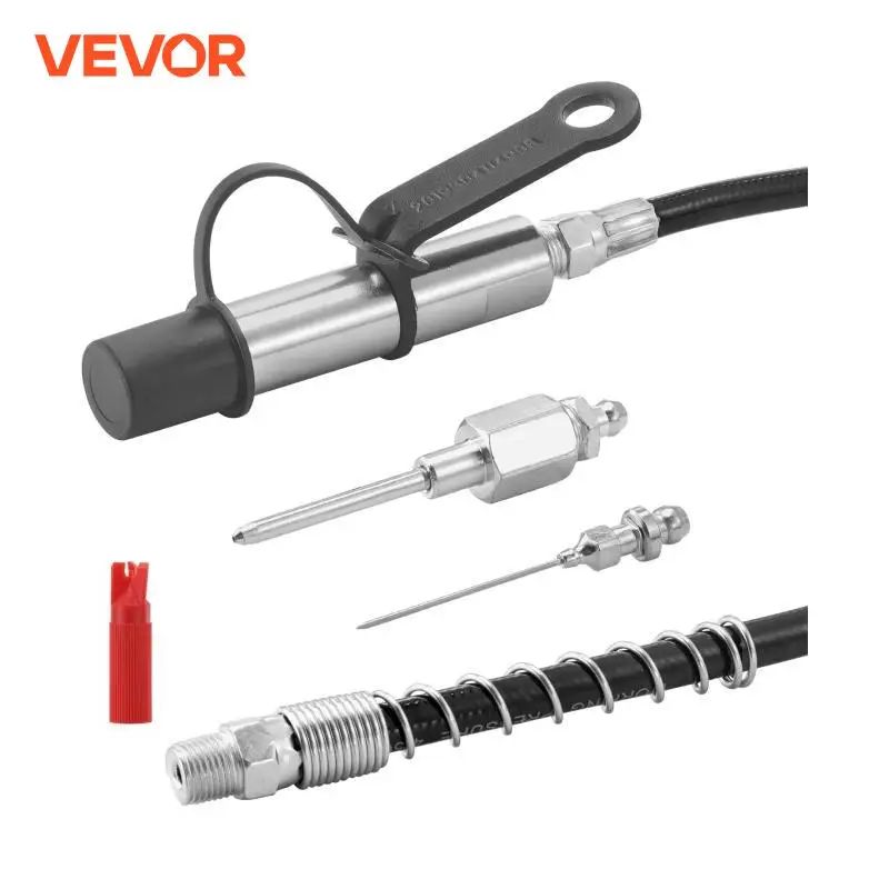 

VEVOR 10000PSI смазочная муфта, насадка для шланга, шприц, смазочный пистолет NPT1/8-27, адаптер, инструменты для замены тормозного масла, автомобильные аксессуары