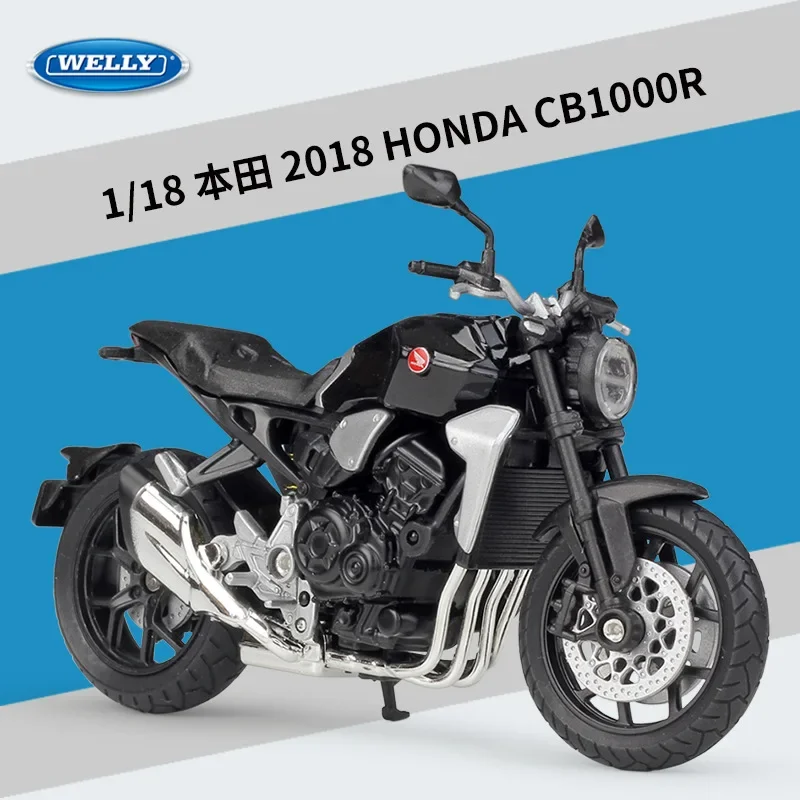 

WELLY 1:18 2018 HONDA CB1000R High Simulation Alloy Model Adult Collection Decoration Gifts Toys