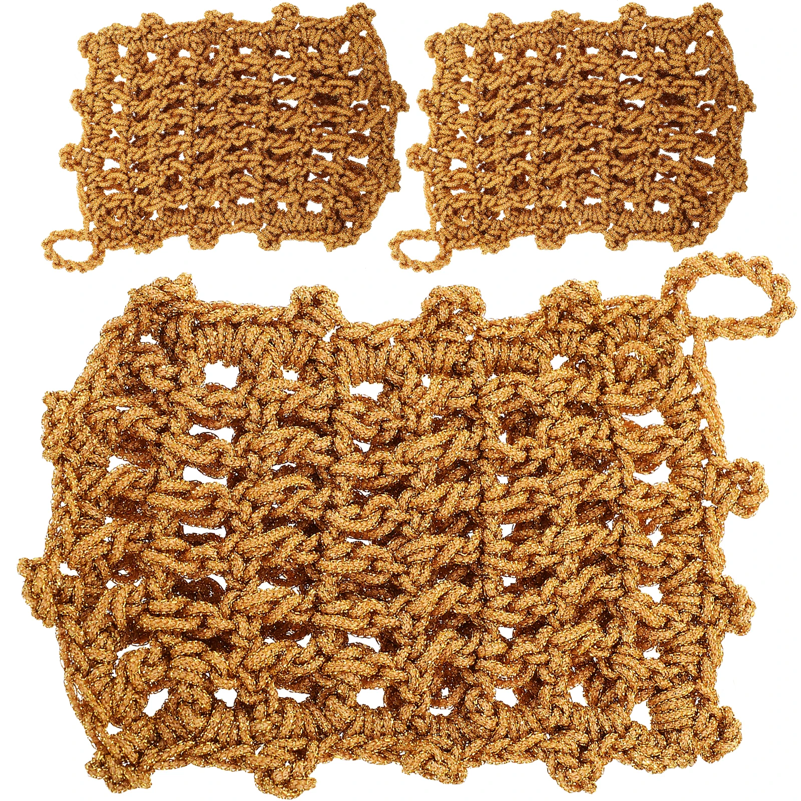 

3 Pcs Dish Cloth Mesh Towel Scrubber Washing Brush Fiber Kitchen Cleaning Tools Long Lasting Multi Purpose