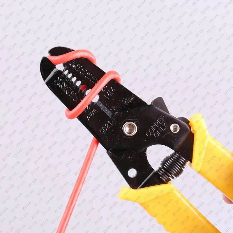 Portable Wire Stripper Pliers 10-22 AWG/16-26 AWG/20-30 AWG Copper Cable Hardened Steel Wire Stripper for RC Model