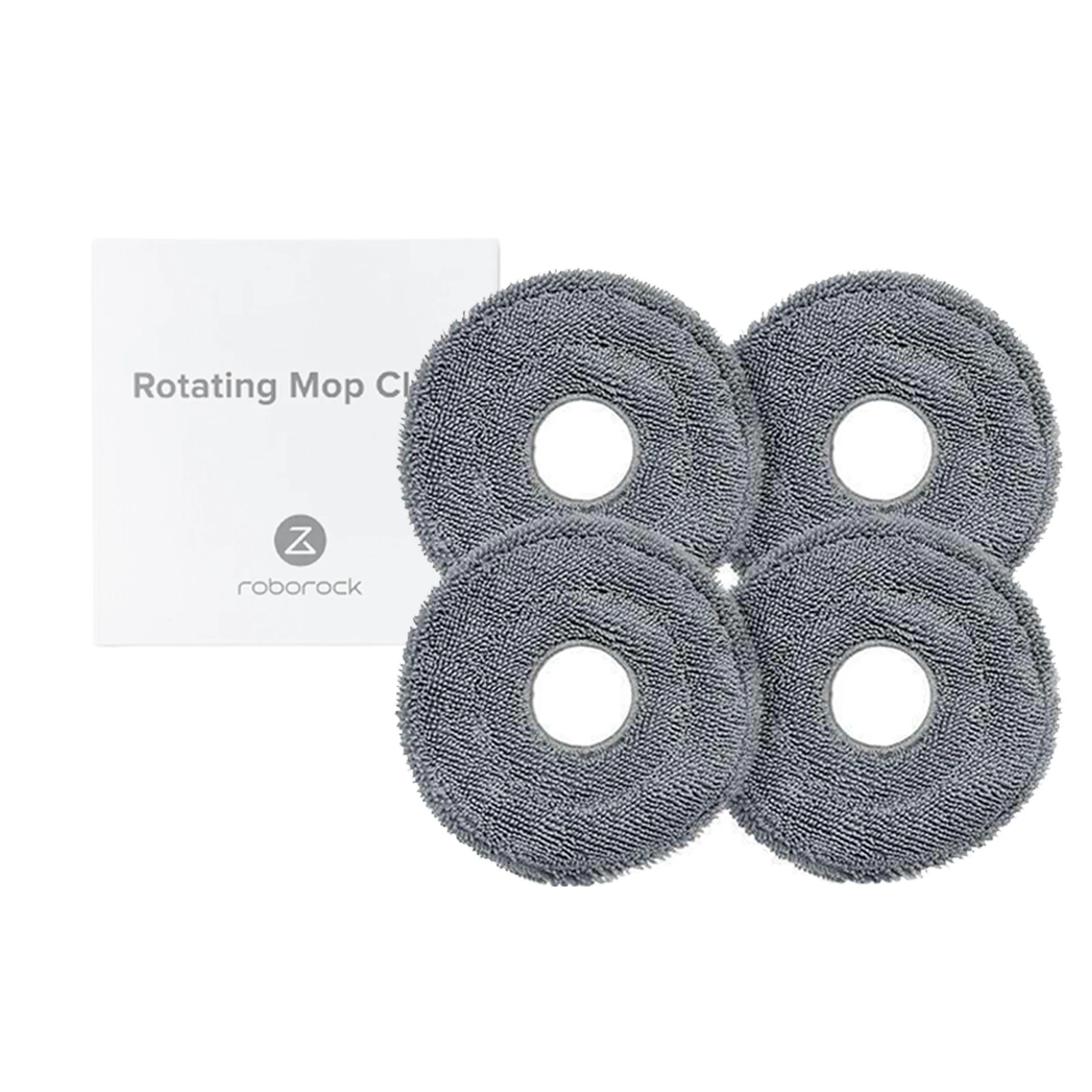 Original Roborock  Accessories Mop Cloth*4 for Roborock Qrevo CurvX/Qrevo Curv 2ProX/Curv 2Pro/Saros 10R/ S9 MaxV Robot Vacuum