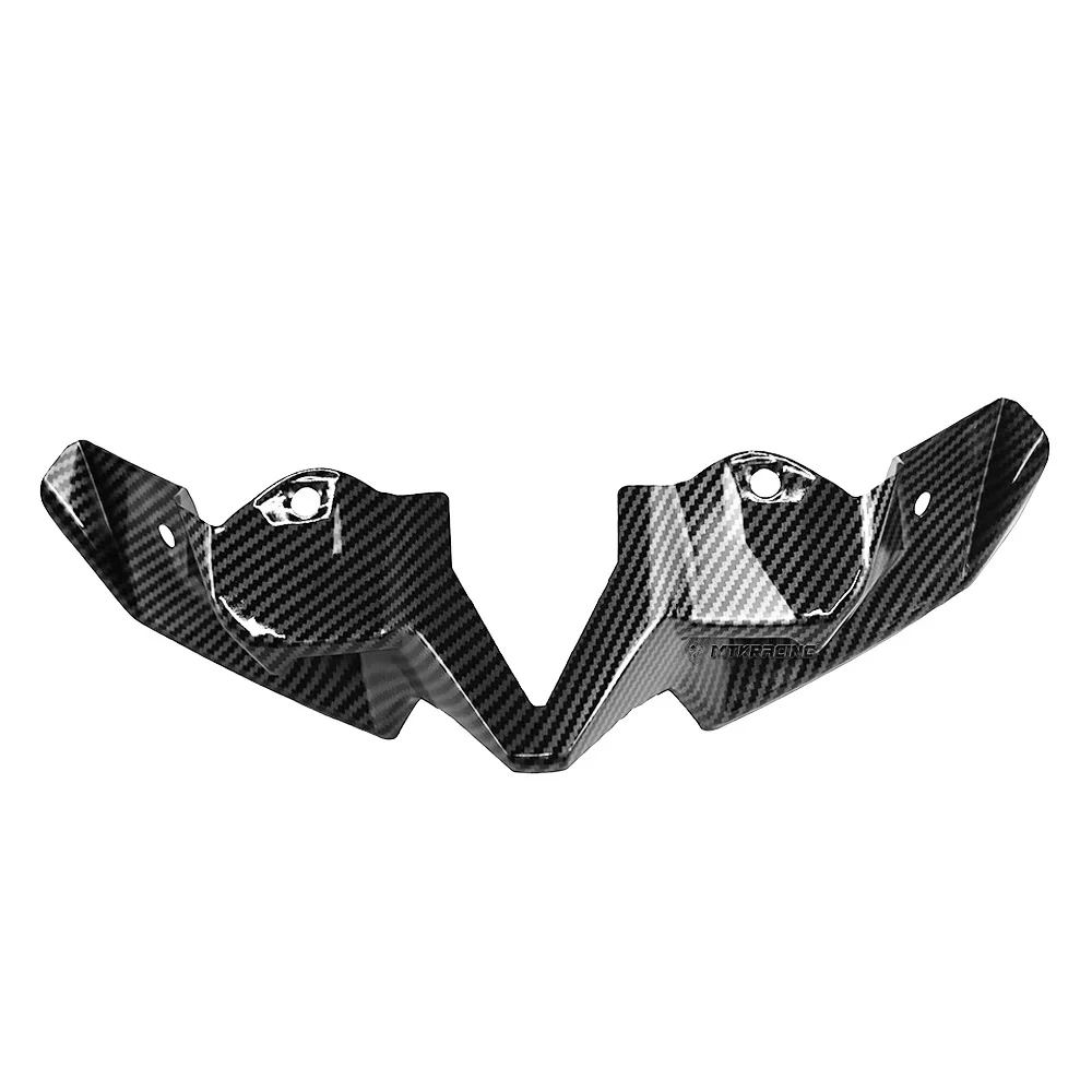 MTKRACING For KAWASAKI Z900 2017-2024 Front fairing aerodynamics small wing front beak nose cone extension cover expander