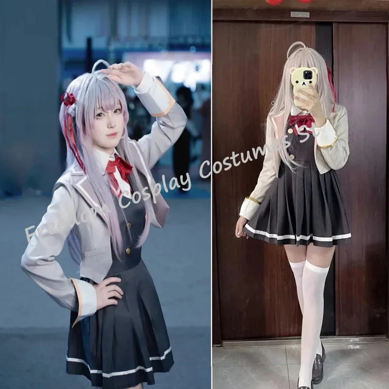 2025 yiyi Anime Alya A volte Nasconde le sue sentimenti in russo Alisa Mikhailova Kujou Parrucca del costume cosplay Jk Yuki Suou cos Hallowe