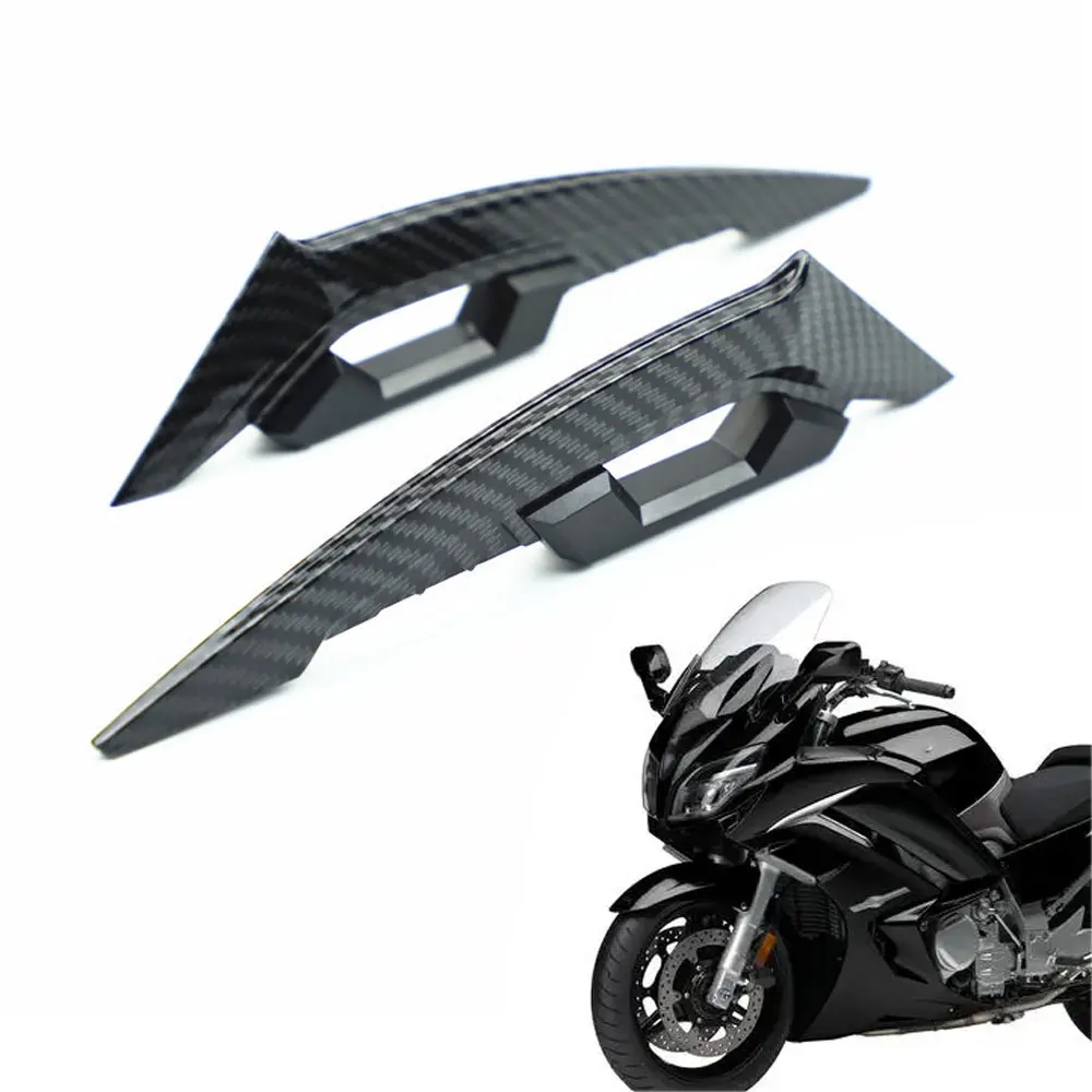 

Motorcycle Front Side Spoiler Aerodynamic Wing Set Motorbike Fixed Wind Wing Decoration Motorcycle Modification Winglets Parts