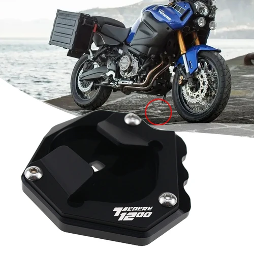 Para Yamaha XT 1200 Z Super Tenere 1200 XT1200Z XT1200ZE motocicleta CNC soporte lateral ampliar placa de extensión Pad