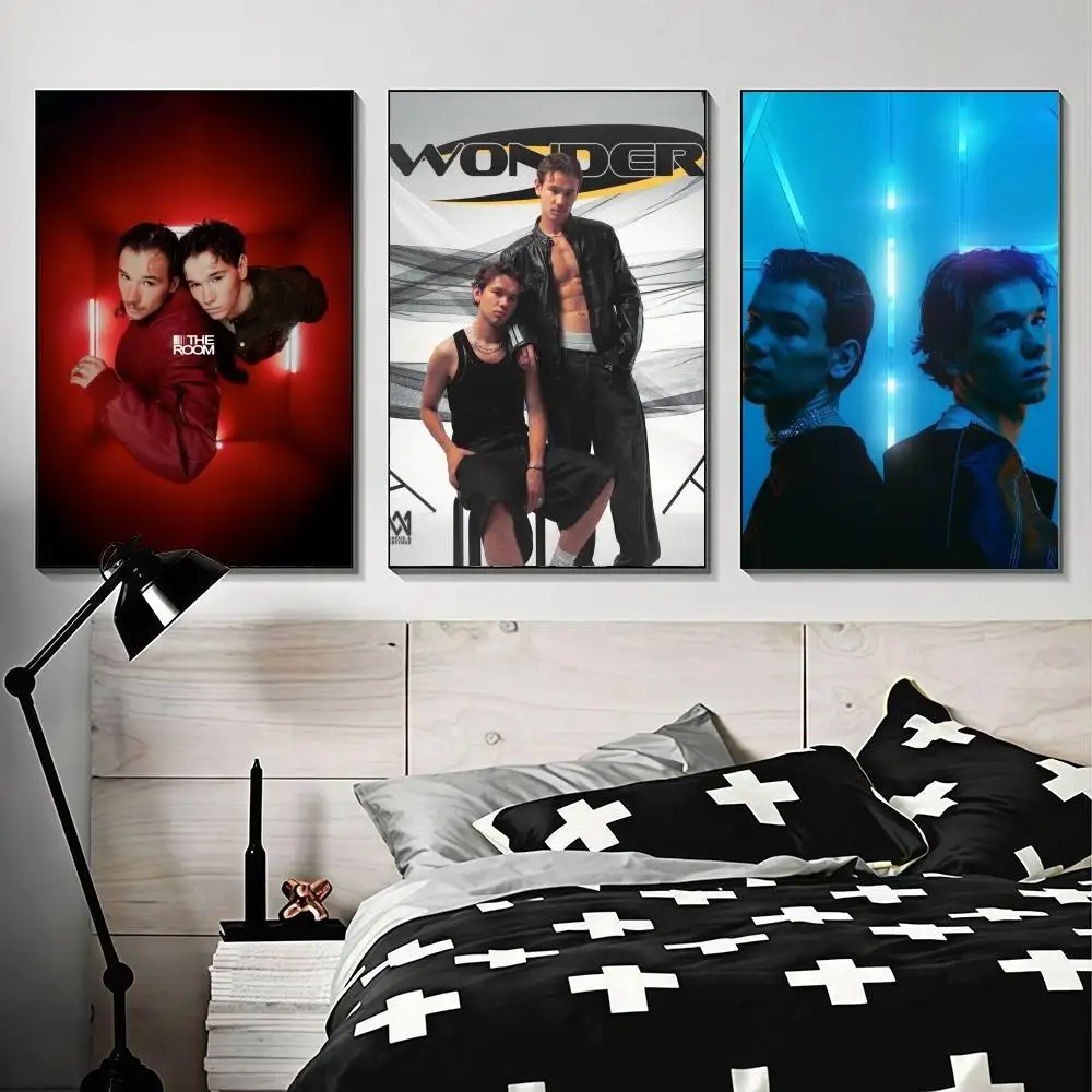 singer Marcus and Martinus  high-definition poster sticker, sprucing up home and room walls, available in diverse styles.