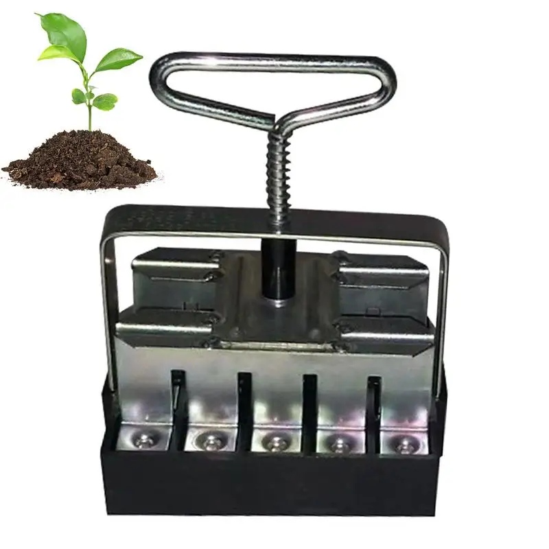 Soil Block Maker Handheld Seedling Soils Blocking Tools With Handle Soil Blocking Tools For Protecting Seedling Garden Supplies