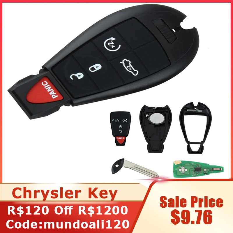 

5 кнопок сменный БЕСКЛЮЧЕВОЙ вход автомобильный брелок дистанционный запуск багажника подходит для Chrysler Dodge Challenger/зарядное устройство подходит для Durango