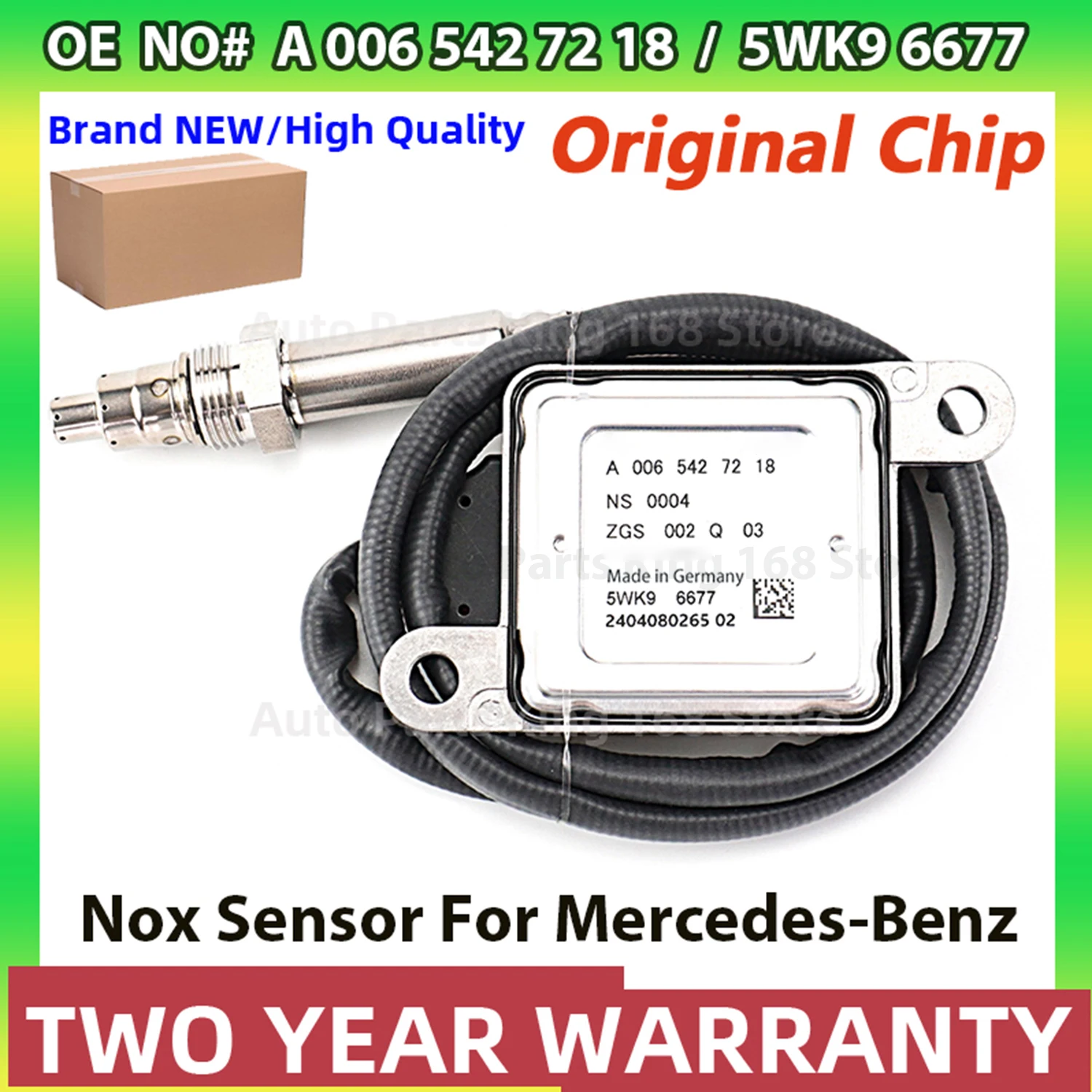 

A0065427218 5WK96677 Оригинальный новый датчик оксида азота NOx для автомобильного спринтера Mercedes-Benz