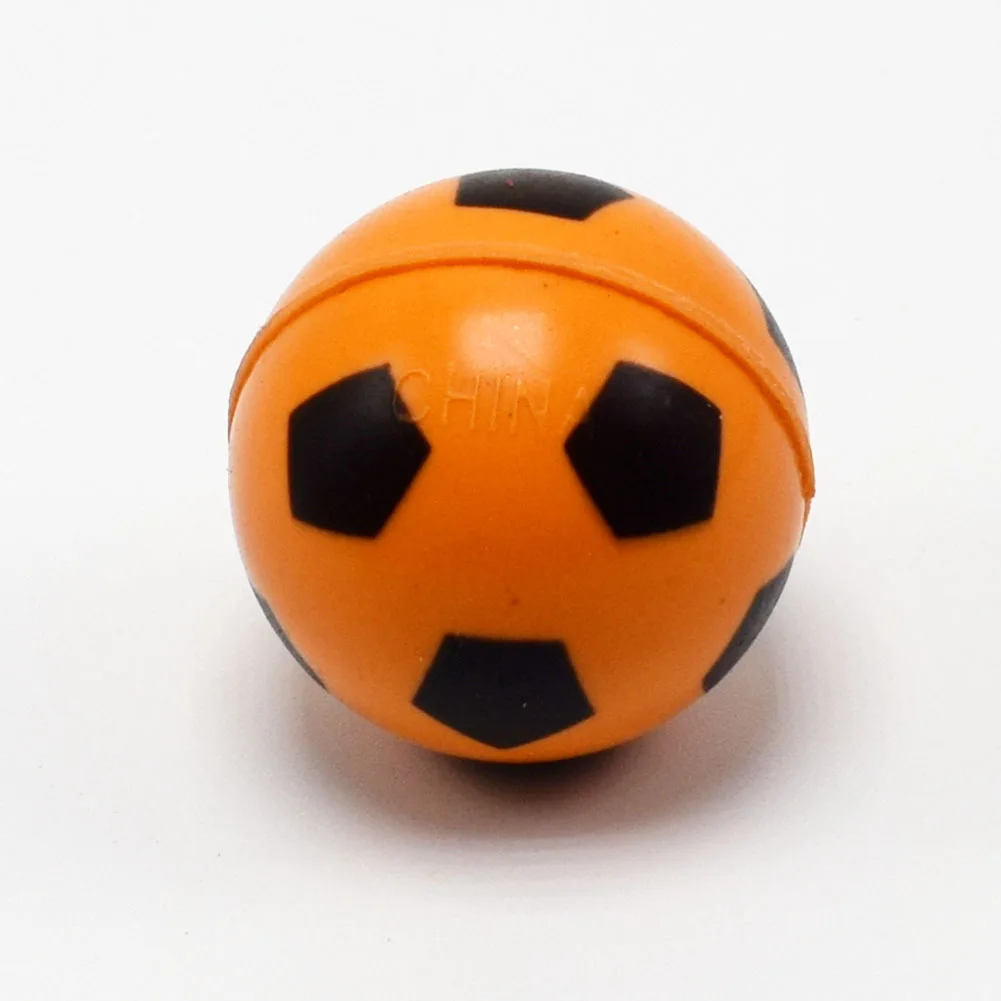 6 Pcs 30mm Color Elastic Small Soccer Modeling Bouncy Ball Simulation Soccer Bouncy Ball Outdoor Parent-child Sports Toys