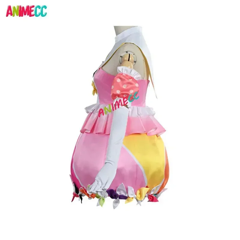 ANIMECC in Stock S-3XL Ootori Emu Cosplay Costume Wig Anime Kawali Pink Dress Halloween Christmas Carnival Costume for Women