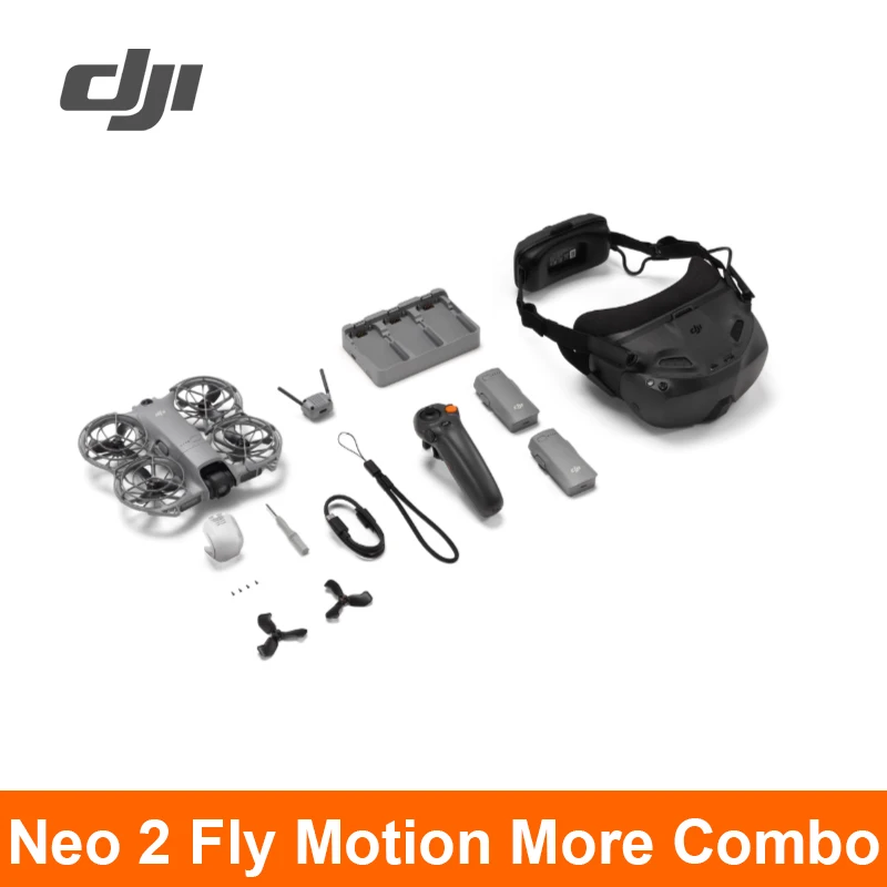EU Schip DJI Neo2 Drone Fly Camera Drone 4K gestabiliseerde Video 151g Licht en Draagbaar Volledige dekking Propellerbeschermer negen 2 C0
