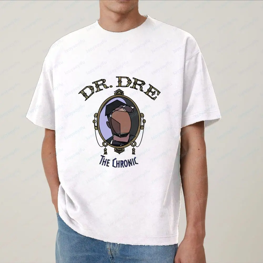 DR.DRE Summer Casual Neutral Trendy Multi-Purpose Short-Sleeved Men's and Women's Universal Round-neck T-Shirt