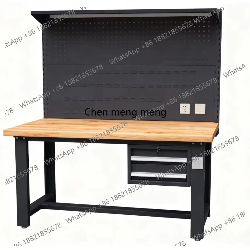 

Промышленный модульный инструментальный шкаф-рабочая станция с перфорированной панелью и LED-подсветкой для организации хранения в гараже