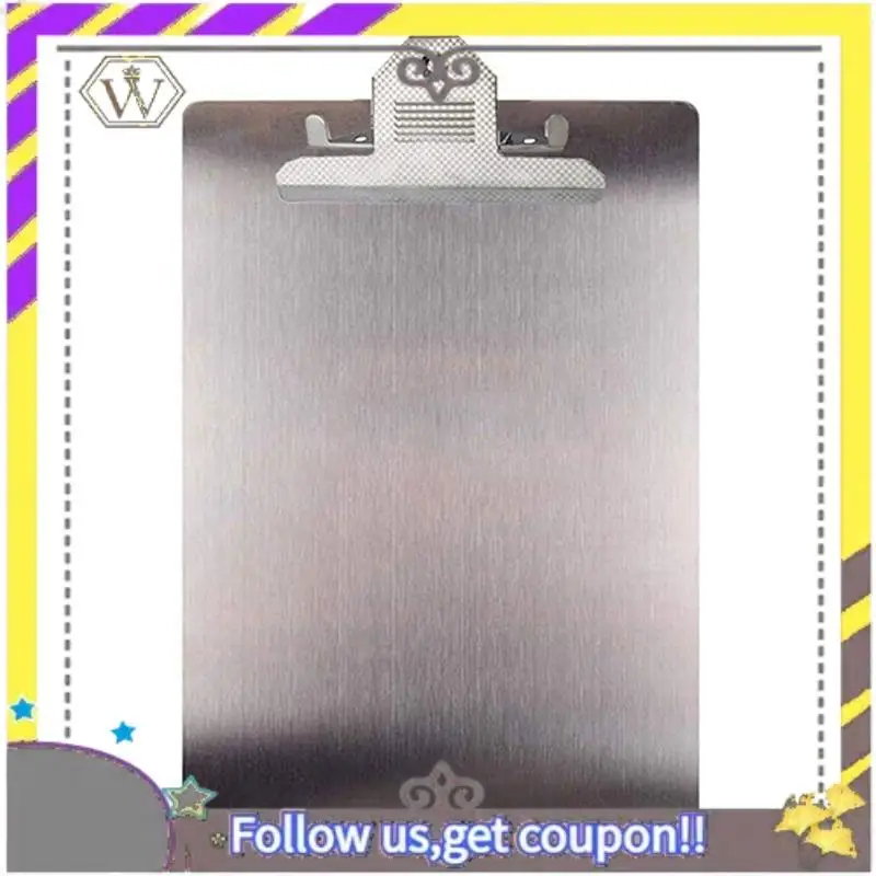 

AU33-10X папка для файлов, металлический буфер обмена A4, органайзер для зажимов из нержавеющей стали, доска для переплета, шина меню для офиса, школы, обучения