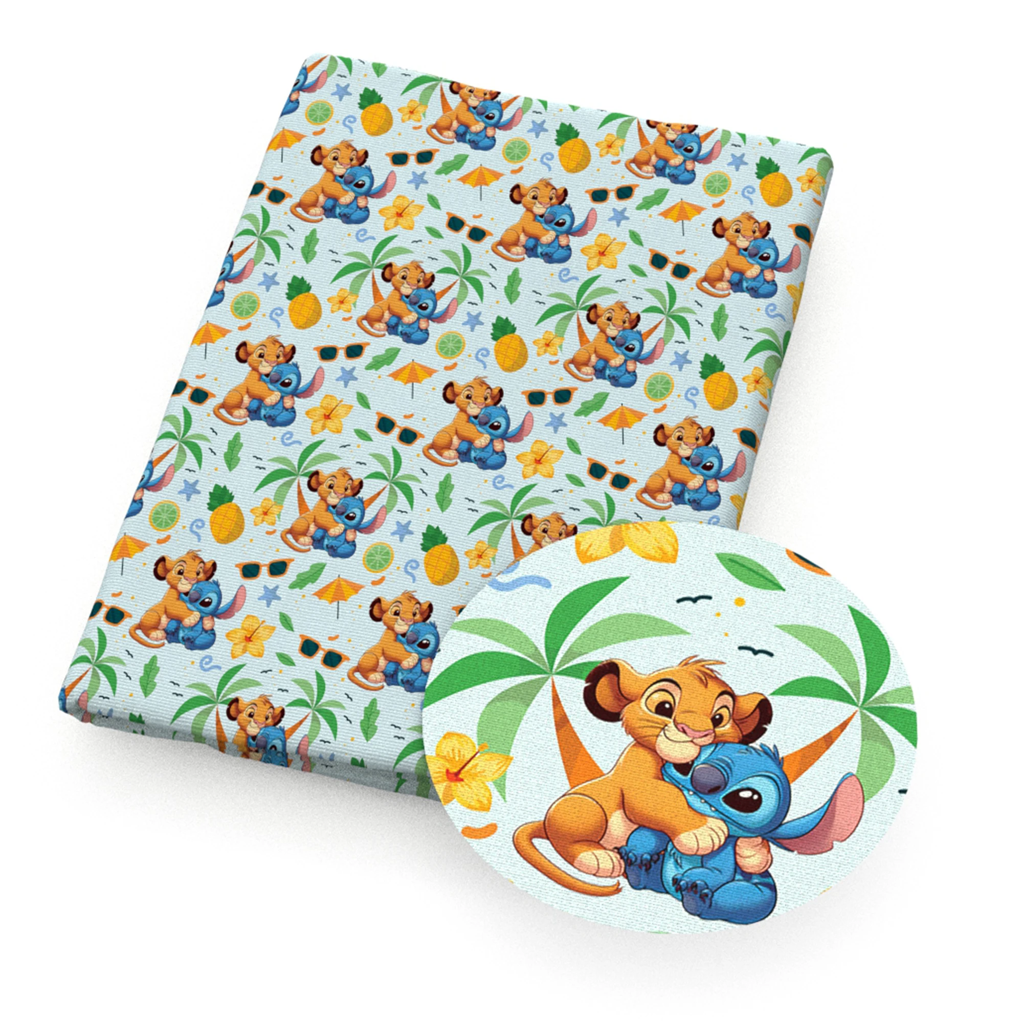 

50*145cm Patchwork The Lion King Polyester Cotton Fabric For Tissue Sewing Quilting Fabrics Needlework Material DIY Handmade