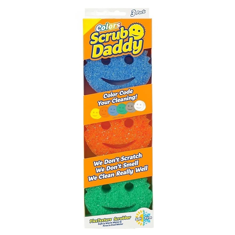 

Scratch-Free Multipurpose Kitchen Sponges - Bulk Dish Sponges for Kitchen, Bathroom, Household Cleaning & More - Made with B