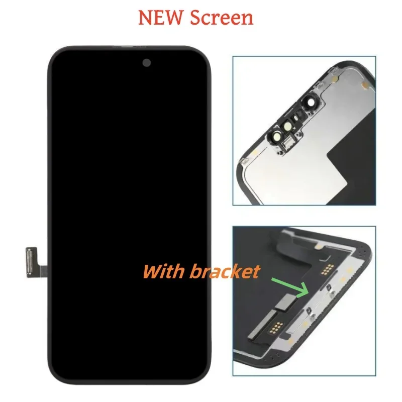 Meta Mobile OLED LCD Screen Replacement For IPhone 16 Pro – Incell Retina TFT Display (Black)