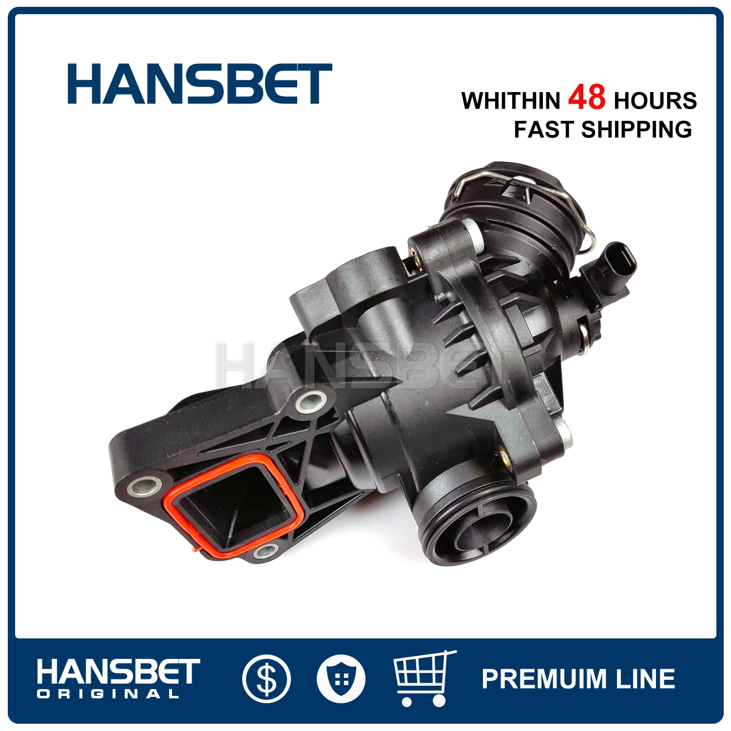 Engine Coolant Thermostat Housing Assy 2762000515 for Mercedes-Benz 3.5 C300 C350 CLS350 CLS400 E300 E350 W221 W222 W251 HANSBET