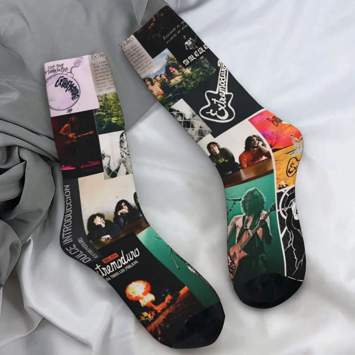 

Чулки Extremoduro в испанском стиле Hard Rock Band, мужские носки Robe Iniesta, носки высокого качества, зимние велосипедные антибактериальные носки