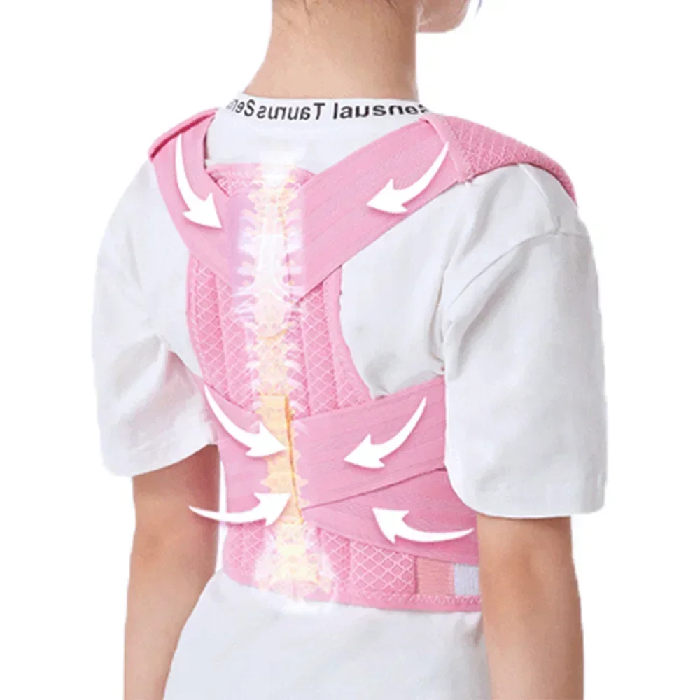 Adjustable Teens Children Posture Corrector Back Support Belt Kids Orthopedic Corset for Spine Back Lumbar Shoulder Braces Belt