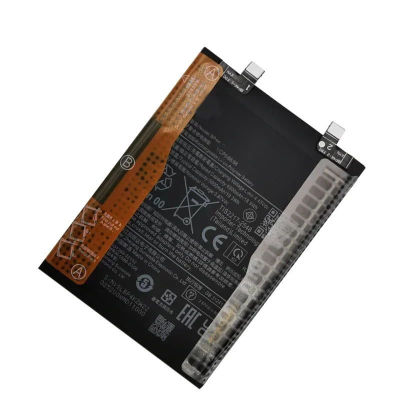 100% Original High Quality New Replacement 5000mAh Battery BP4K For Xiaomi Redmi Note 12 Pro / Note 12T Poco X50 Pro Batteries