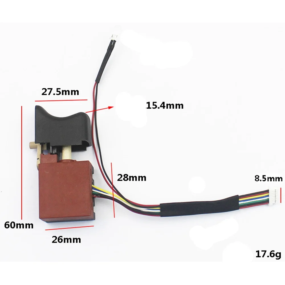 

Adapt To For Dayi 2106/161/169 Brushless Electric Wrench Drive Board Switch Sensorless Angle Grinder Control Board-[A04I]