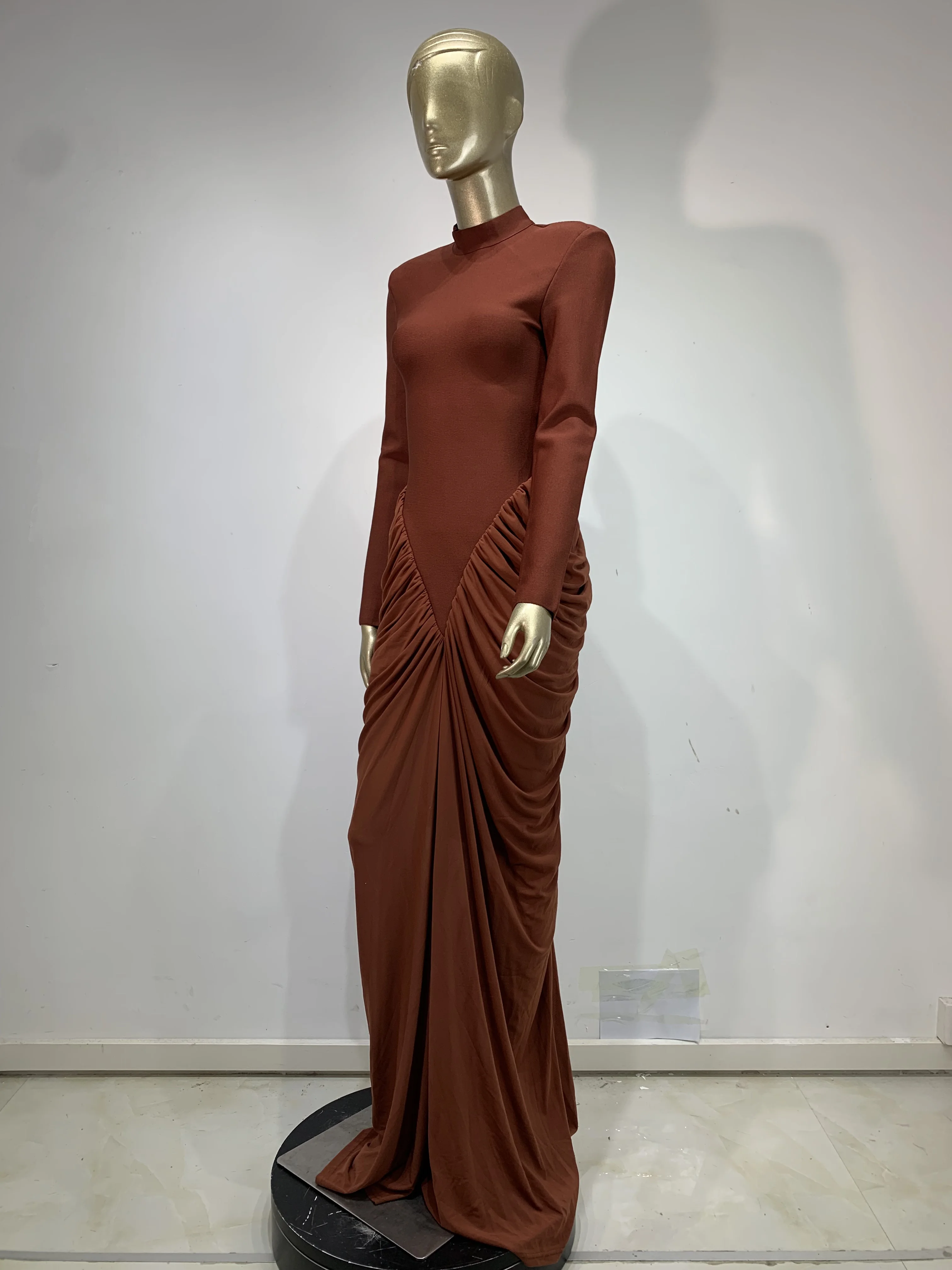 Women Sexy Bodycon Maxi Long Bandage Dresses High Street Fashion Party Luxury Birthday  Evening Dress Wedding Guest Gown