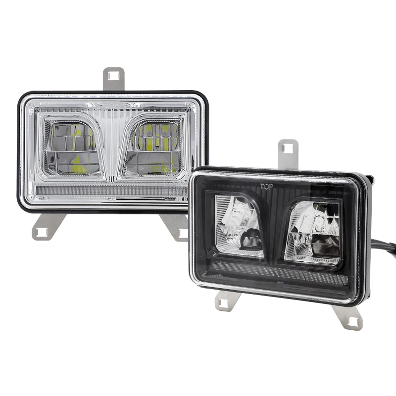 Massey Ferguson Trator 4x6 Polegadas Farol LED 40W Farol LED Retângulo de Feixe Baixo/Alto