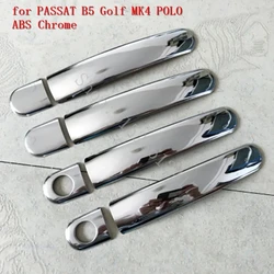 For VW Volkswagen Golf 4 Jetta4 Mk4 Passat B5 ABS Chrome Door handle Protective covering Cover Trim Car accessories